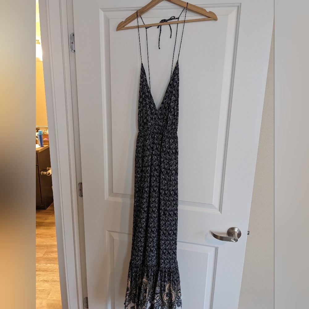 Strappy-backed Maxi Dress